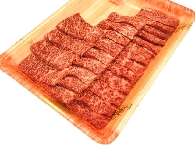 肉のひぐちの『飛騨牛カルビ焼肉用1kg』