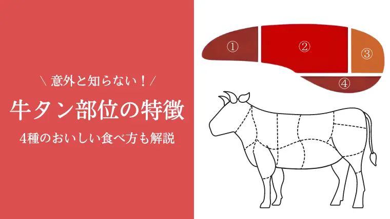 意外と知らない牛タンの部位！4種それぞれの美味しい食べ方を紹介｜肉学ドットコム